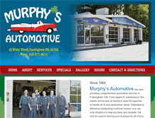 Tablet Screenshot of murphysautomotivema.com